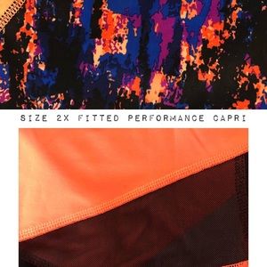 Size 2X Fitted Performance Capri